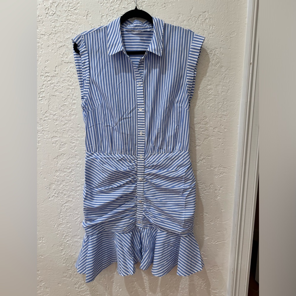 Veronica Beard ruffle hem mini dress. Excellent condition.